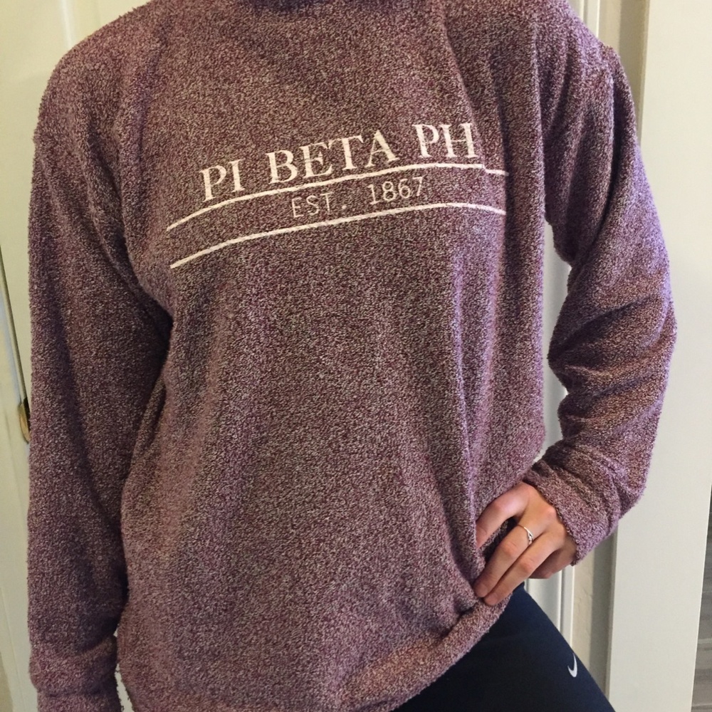 Burgundy woolly sweater
